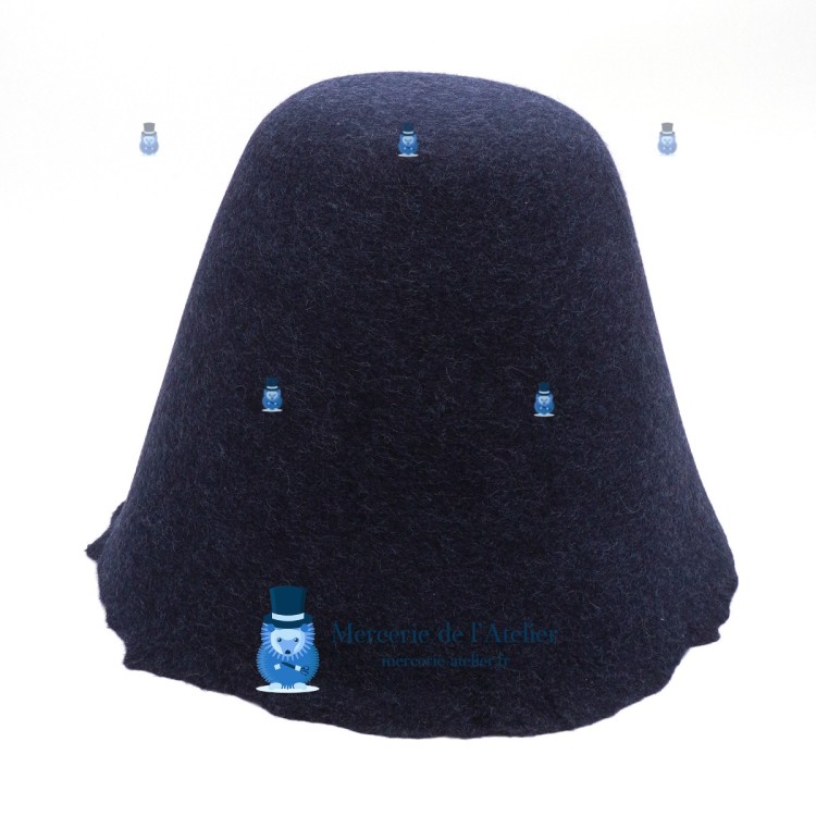 Wollfilz-Stumpen - Blau Meliert