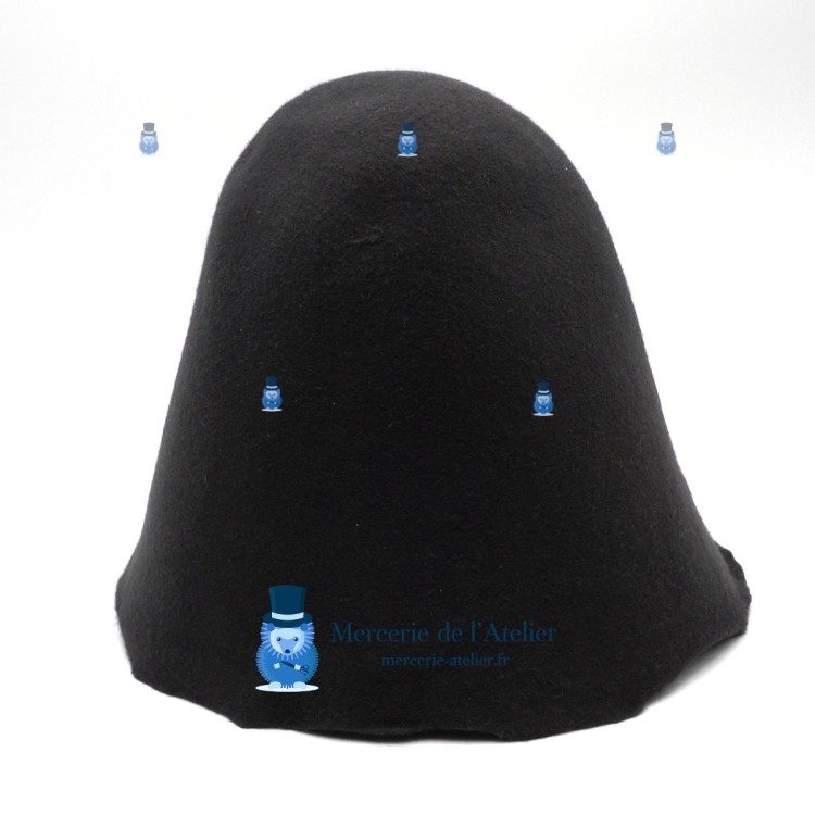 Wool felt cone - Anthracite Grey