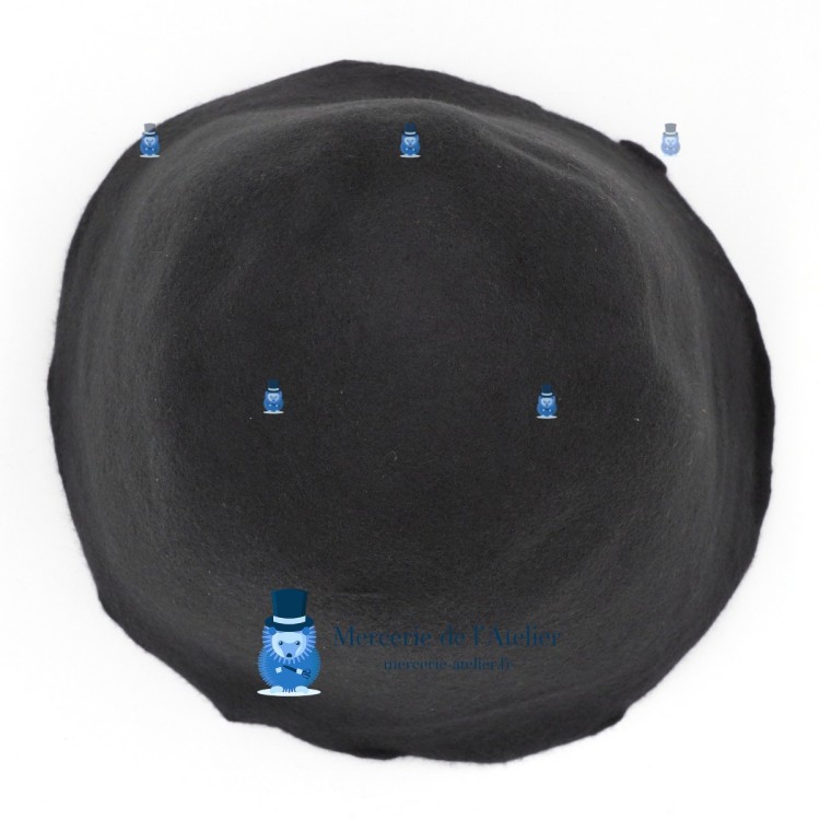 Wool felt cone - Anthracite Grey