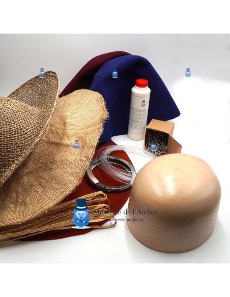 CAP Chapeleiro Modista - Formação Nelly Bichet - Pacote de fornecimentos