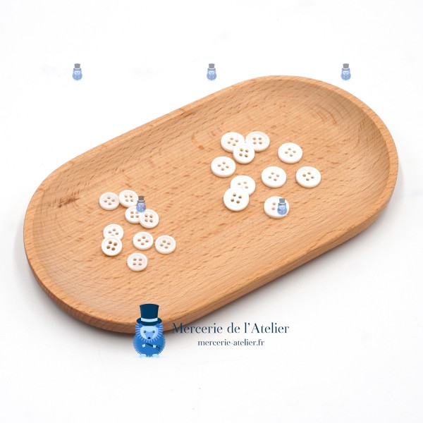 Bouton Nacre Type 1 - 9 mm