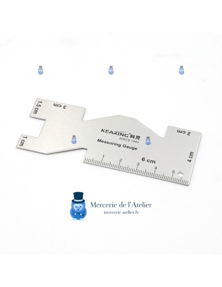 Regla para Dobladillos de Aluminio