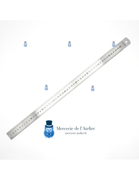 Flexible Metal Ruler - 50 cm