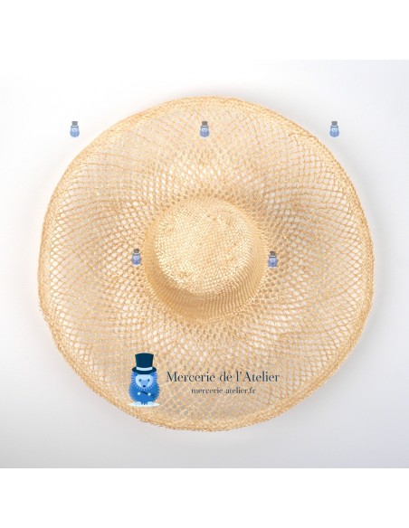 Cappellina in Sisal Naturale con Bordo Traforato 2