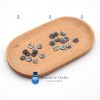 Bouton Nacre Anthracite - 11 mm