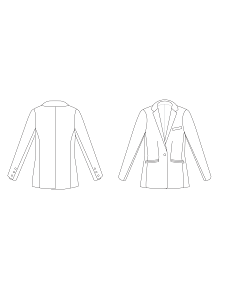 Traditionelle Schneiderjacke Zubehör - CAP Tailleur von Artesane