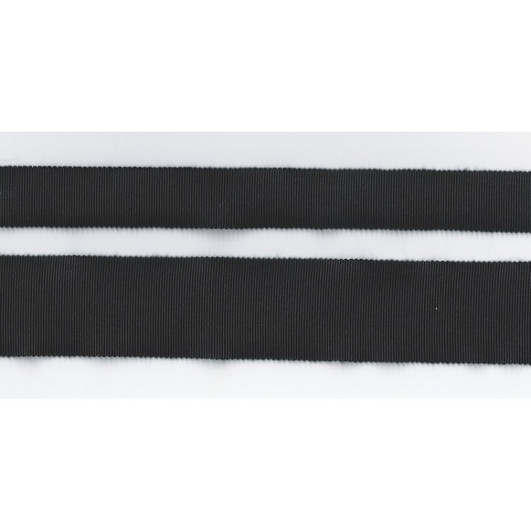 Grosgrain-Band - Schwarz