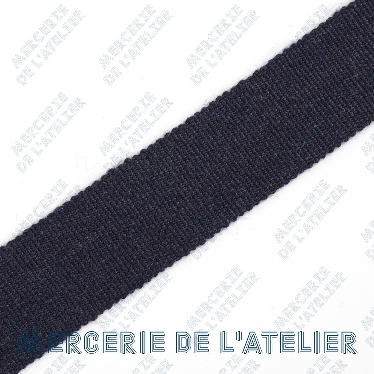 Gros grain 25mm - Azul Ganga - algodão
