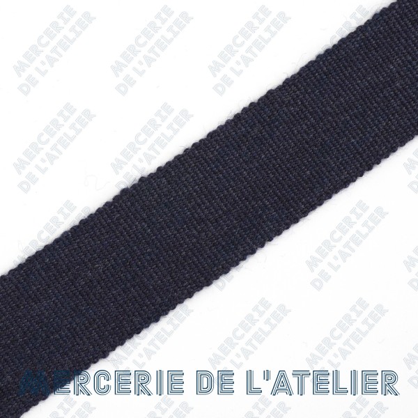 Gros grain 25mm - Bleu Jean