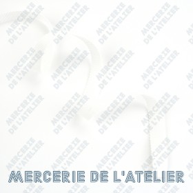 Gros grain 10mm - Blanc - coton