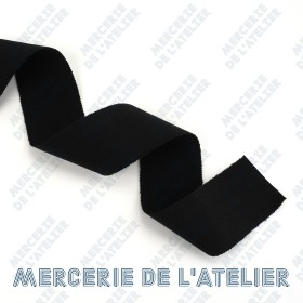 Gros grain 55mm - Noir - coton