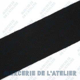 Gros grain 55mm - Noir - coton