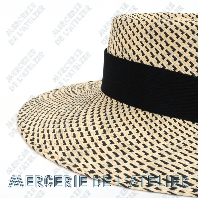 Grosgrain 55mm - Zwart - katoen