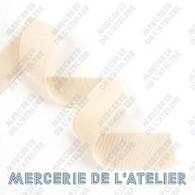 Gros grain 45mm - Naturel - coton