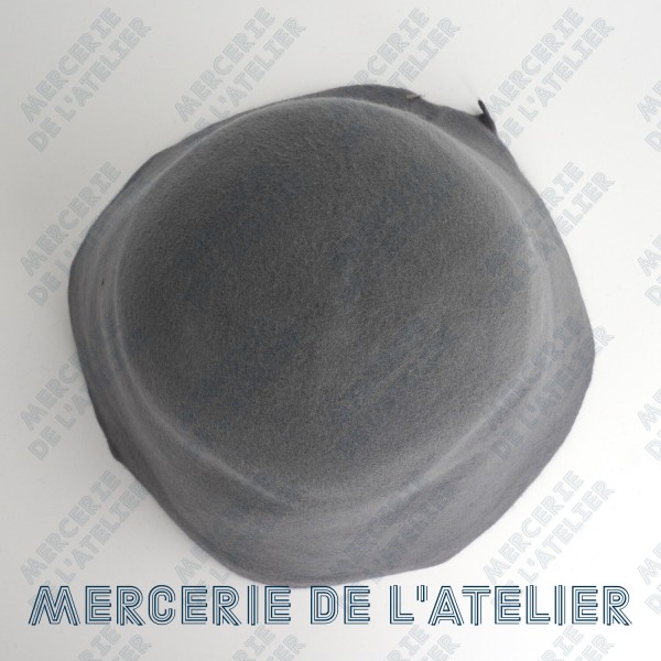 Cône feutre de laine - Gris Moyen