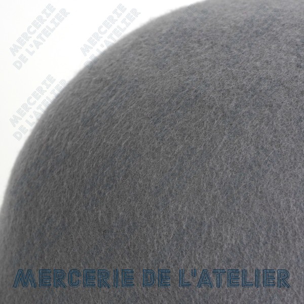 Cône feutre de laine - Gris Moyen