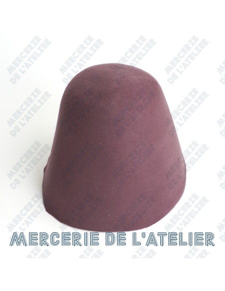 Cono fieltro de lana - Lila