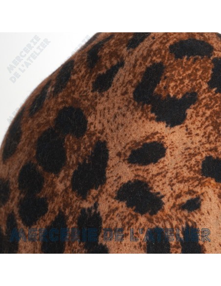 Wollfilz-Hutstumpen - Leopard 2