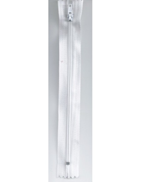 Reißverschluss - Weiß - 18cm