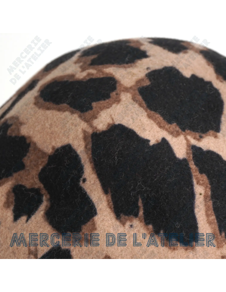 copia de Cono de fieltro de lana - Leopardo