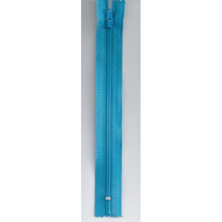 Fecho de correr - Azul turquesa - 18cm