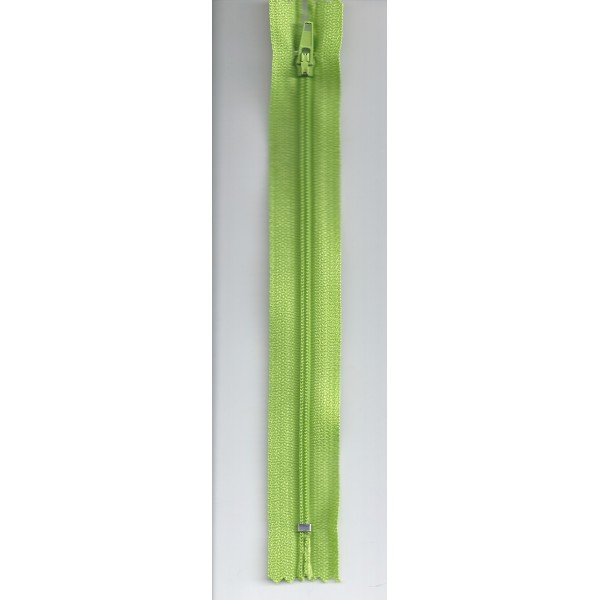 Fermeture à glissière - Vert pomme - 18cm
