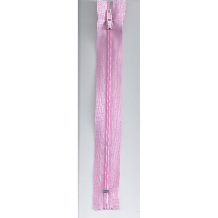 Reißverschluss - Puderrosa - 18cm