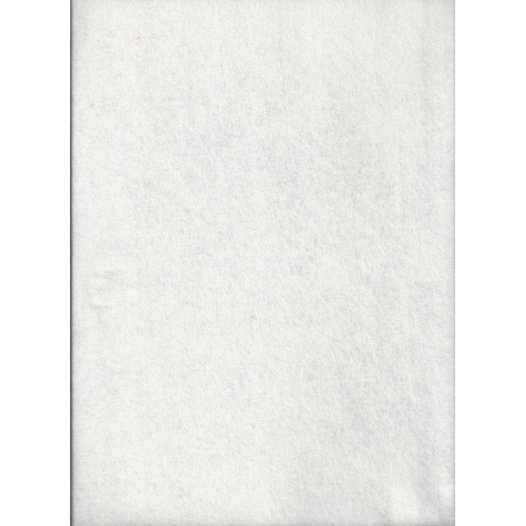 Onderkraagvilt - Wit - 30x45cm - Wol