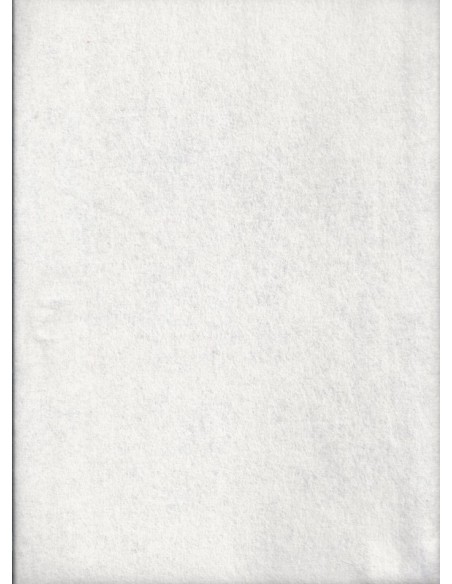 Feltro de baixo gola - Branco - 30x45cm - Lã