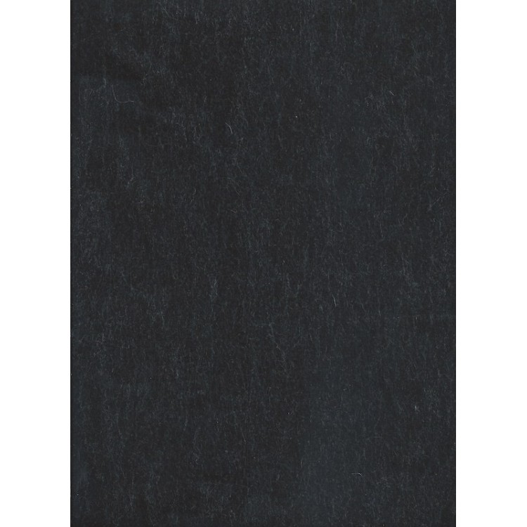 Fieltro de bajo cuello - Negro Jaspeado - 30x45cm - Lana