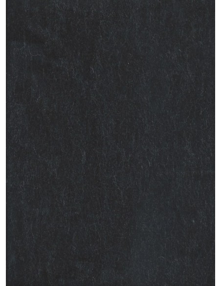 Dessous de col - Noir Chiné - 30x45cm - Laine