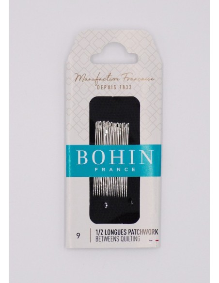 Aiguille Patchwork 1/2 longue n°9 - Bohin