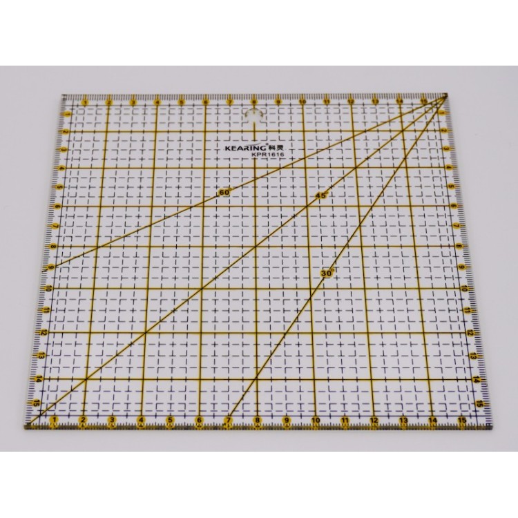 패치워크 자 15cm x 15cm