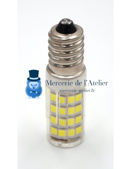 LED screw bulb for sewing machine
