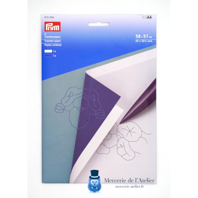 PRYM - Carbonpapier wit en blauw