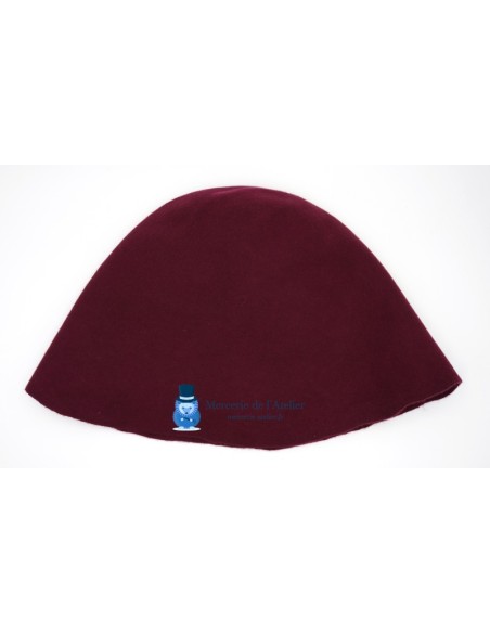 Wool felt cone - Burgundy 2