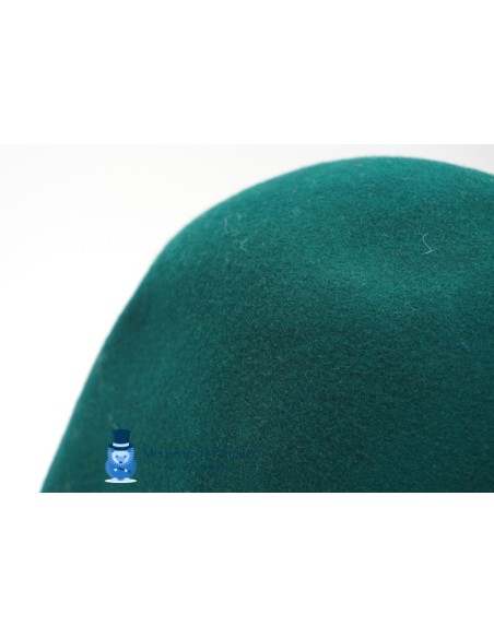 Wollen viltkegel - Bosgroen