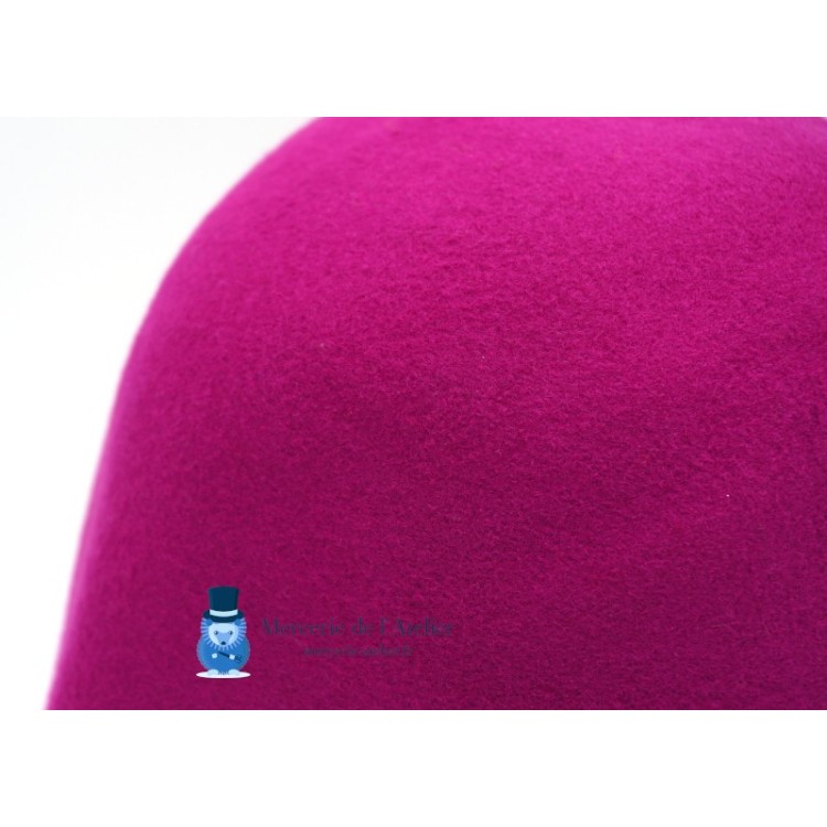 Cono fieltro de lana - Magenta