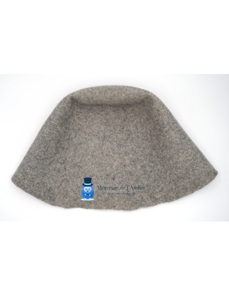 Wool felt cone - Light Heathered Grey 2