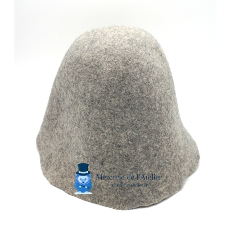 Cono feltro di lana - Grigio Chiaro Mélange
