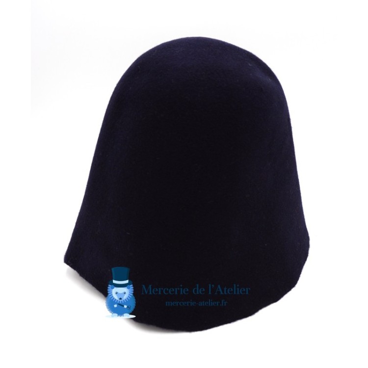 Cono feltro di lana - Blu Marino