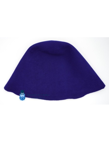 Wool felt cone - Cobalt Blue 2