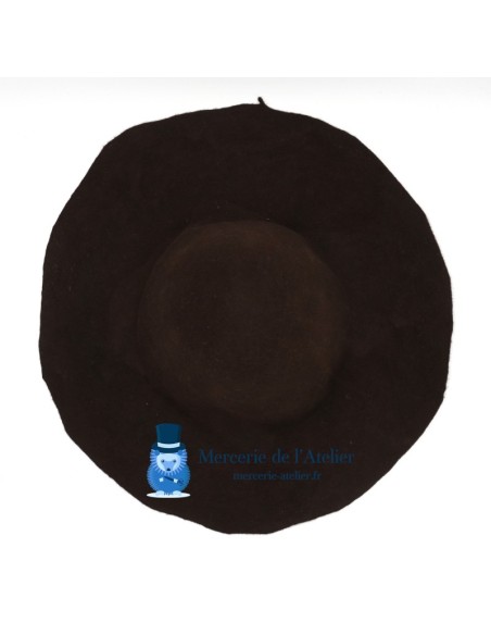 Capelina feltro de lã 180gr - Chocolate 2