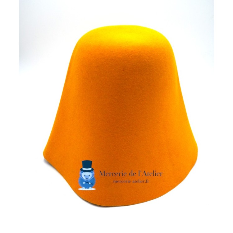 Cono feltro di coniglio - Giallo Ranuncolo