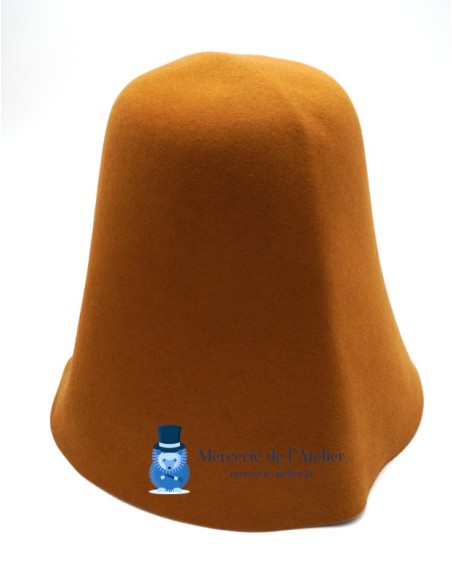 Cono de fieltro de conejo - Caramelo