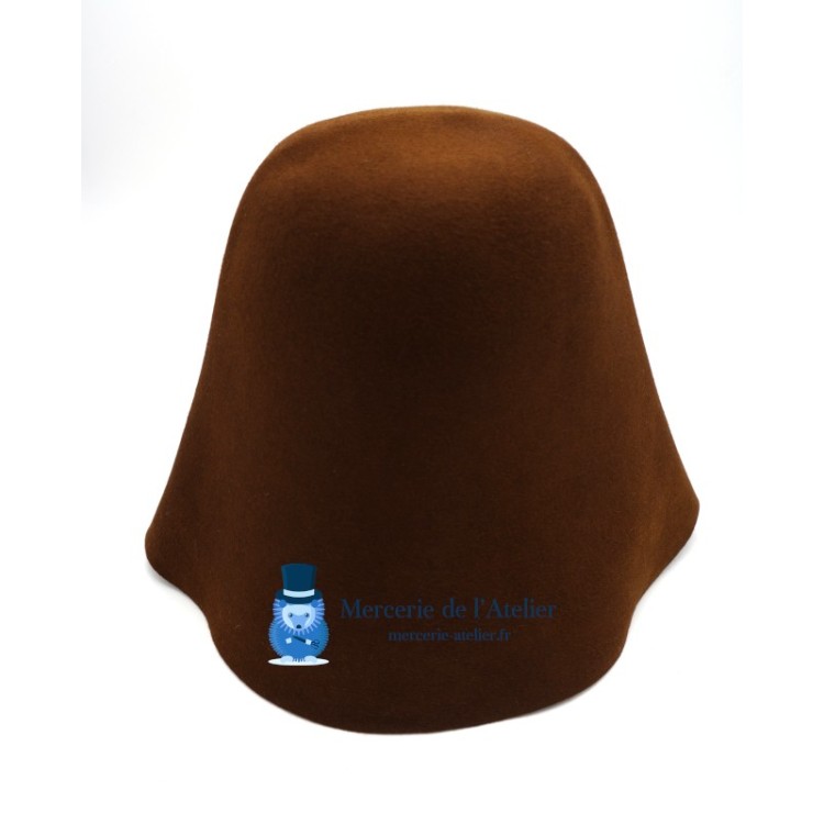 Cono fieltro de conejo - Café