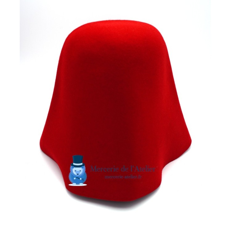 Konijnenvilt stumpen - Kersenrood