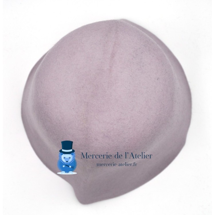 Kaninchenhaarfilz-Stumpen - Perlgrau