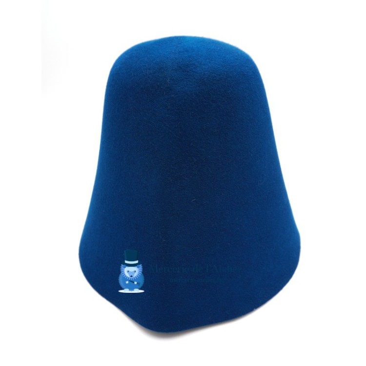 Cono feltro di coniglio - Blu Anatra
