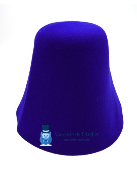 Kaninchenhaarfilz-Stumpen - Königsblau
